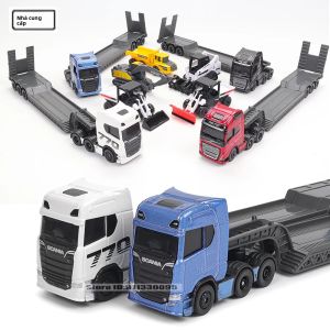 Maisto Tỉ Lệ 1:64 Đúc Mẫu Scania 770 S Volvo Xe Nâng Máy Xúc Kim Loại Chính Xác Xe Sưu Tập Quà Tặng Cho Độ Tuổi 4 +