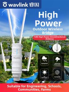 Wavlink | Bộ Phát Wifi Ngoài Trời Cao Cấp AC1200 Đa Băng Tần 5G Mạng Mesh