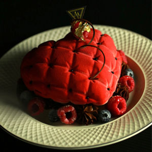 รูปหัวใจซิลิโคนแม่พิมพ์เค้กงานแต่งงานวันวาเลนไทน์ Mousse เค้กแม่พิมพ์ขนมเบเกอรี่เครื่องมือ Pastry Bakeware อุปกรณ์ครัว