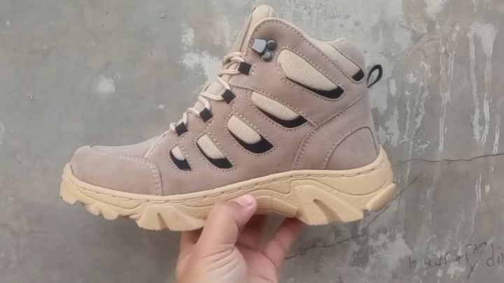 Sepatu Hiking Gunung Outdoor Keren Raigar Eagle Mid Boots Karet
