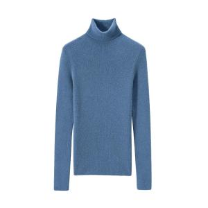 Autumn Winter Womens High Collar Cashmere Sweater 100 Pure Mountain Cashmere Slim Fit Tight Knitted Base Shirt Inner Wear