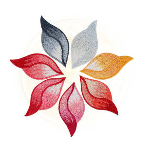 Hai Mảnh Cánh Hoa Sen Vải Dán Diy Phong Cách Trung Hoa Hoa Quần Áo Váy Đề Can Trang Trí Ban Đầu Bể Sen Series