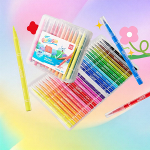 deli | Washable Soft-Tip Watercolor Pens Set Suitable for Drawing and Coloring
