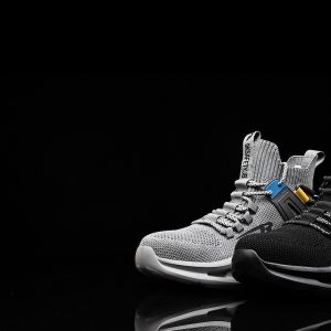 2023 New Work Boots Safety Steel Toe Shoes Men Protective Shoes Anti-smash Anti-puncture High Top Safety Shoes Men Boots