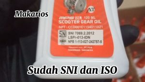 Oli Gardan Motor Matic 120 ml 10 pcs