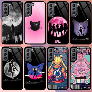 Full Cover Silicone Phone Case for Girls Sailor Soldier Protective Shell Compatible with S21 S23 S24 Ultra Note 20 A35 A55 S20 S23 FE S8 S9 S10