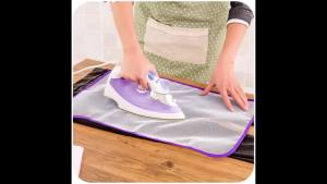 DUTRIEUX | Heat-Resistant Ironing Mat Portable Foldable Ironing Pad for Tabletops Thick Ironing Board Cover for Home Travel & Laundry
