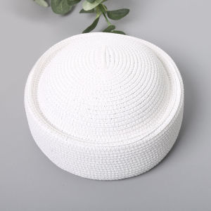 Straw Pillbox Hat Summer Beret Sun Hats Japanese Retro Weeding Fedora Hostess Fashion Millinery Fascinator Designer Painter Hat
