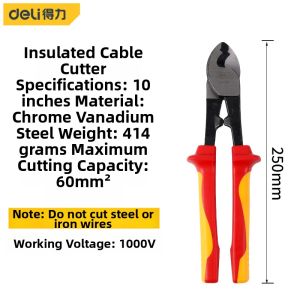 deli | Manual Wire Cutting Tool 6 8 10 Inches