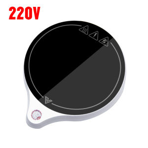 เครื่องอุ่นแก้วแบบถ้วย 110V/220V 100 ° C เครื่องชงชาร้อนอุ่น Coaster 5 เกียร์อุณหภูมิถ้วยเครื่องทําความร้อนกาแฟนมชาแผ่นทําความร้อน