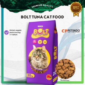 CPPetindo Bolt Tuna Cat Dry Food - Makanan Kucing Bolt Kemasan 1kg dan 1/2kg
