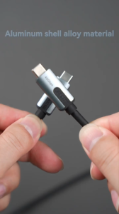 SAMZHE USB 4 Cable Short Type C to C Data PD Fast Charging 8K 60Hz 40Gbps (240W)