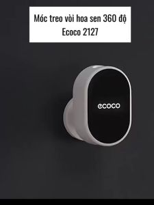 Móc treo vòi hoa sen 360 độ Ecoco không khoan tường | Móc treo chổi vòi xịt cài đồ dùng đa năng cao cấp mẫu mới 2022