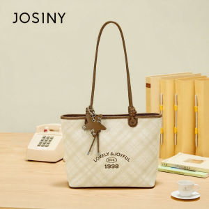 Josiny | Stylish Versatile Plaid Tote Bag