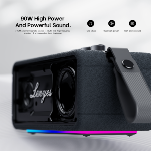 Lenyes S876 90W High Power IPX6 Waterproof RGB Wireless Speaker