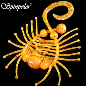 Spinpoler TPR Worm Bait Soft Fishing Lure Silicone Floating Artificial Swimbait DIY Versatile Creature Bass Perch Trout Pike