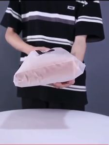 Kantong Motif Beruang Travel Pouch Organizer Transparan Anti Air Serbaguna