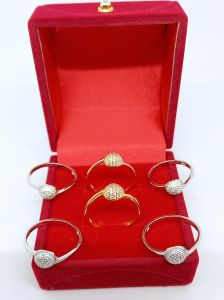 CINCIN SETENGAH BOLA SILANG MP FULL/ CINCIN PERAK ASLI SILVER 925 LAPIS EMAS/ CINCIN FASHION WANITA IMPOR