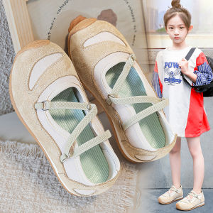 Breathable Soft Sole Girls Casual Shoes Single Mesh Shoes Mary Jane Flats