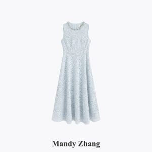 French Style Lace Drill Summer Short Party Dress