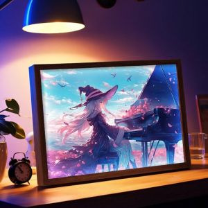 Đèn Ngủ Anime Ilaria Magic Journey Đồ Trang Trí Phòng Ngủ Đồ Chơi Thủ Công Bằng Nhựa Chất Liệu Pha Lê Đèn Ngủ Nhỏ Đồ Trang Trí