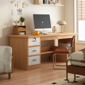 ZHUOHE | Modern Simple Desk with Lockable Drawer