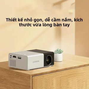 Máy Chiếu Rạp Hát Tại Nhà Độ Phân Giải Cao YG300 Kết Nối HDMI USB Máy Chiếu Mini Cầm Tay Không Rung Màn Hình 20-100 Inch