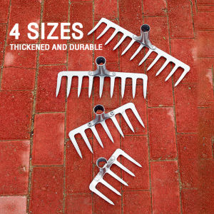 Turning the ground grass rake agricultural rake loose soil iron rake Large agricultural tools