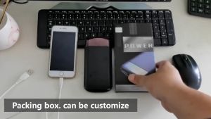 power bank 800000mah original with led light 2 USB Output 2.1 A fast charge LED display portable powerbank