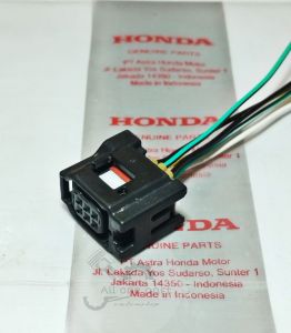 Soket sensor CKP spul spull honda BeAT fi eSP Scoopy FI eSP Genio Vario 110 Led K25 PCX kabel soket sensor CKP honda pin 6original
