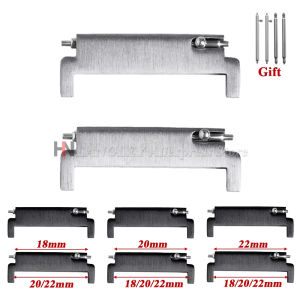 1 Pair Watch Strap Adapter 18mm To 20mm 22mm20mm To 18/20/22mm22mm To 22mm Quick Release Pins Connectors WatchBand Accessories