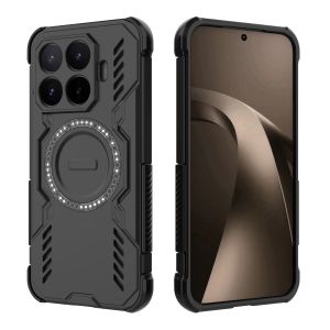 szhaiyu | Heat Dissipation Armor Shockproof Magnetic Phone Case for Xiaomi 17T Pro 15T 15TPro Four Corner Airbags Anti-fall Back Cover