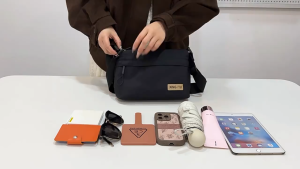 Túi Đeo Vai Nữ Nhiều Ngăn – Chất Liệu Oxford 2 Lớp Chống Thấm Phong Cách Hàn Quốc