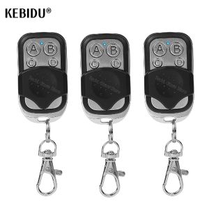 2pcs/3pcs Duplicate Garage Door Remote Control 433MHZ Electric Garage Door Key Wireless Duplicate Remote Control Metal 4 Button
