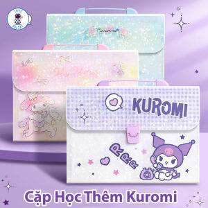 Cặp Học Thêm Cho Bé Kuromi / Hello Kitty / Cinnamoroll - Kích Thước Lớn Đựng Tài Liệu Chống Thấm