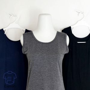 Casual Singlet Dress - Mini Dress Wanita Tanpa Lengan - Dress Polos