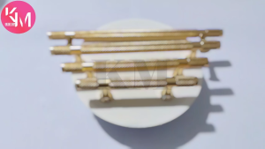 Handle Pegangan Pintu Laci Lemari Furnitur Rumah Gagang Pintu 9011 Gold Grey Emas Abu Aluminium