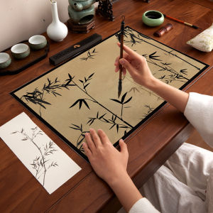 Calligraphy Mat New Chinese Style Brush Calligraphy Mid Century Style