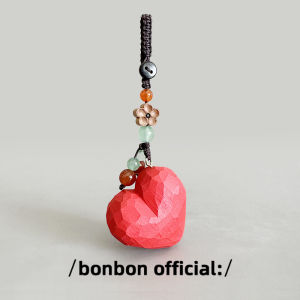 Handcrafted Wood Carved Star Keychain Lucky Star Gift for Friend Birthday Automobile Bag Accessories Key Holder