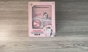 Đồ chơi két sắt điện tử mini thông minh cho bé có nhạc và đèn đựng tiền tiết kiệm tự động Bộ quà tặng bé trai gái Trẻ em