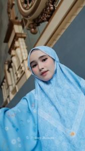 Mukena Motif Sydney Blossom Tali by Dalanova Dewasa Size Jumbo Mewah Tahun 2025