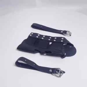 Motorcycle Universal Cup Holder Handlebar Drink Holders Leather Skull Shape Coffee Leather Stand Outdoor With Bottle Skull Parts