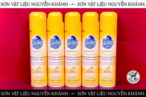 🟡 Pledge Bình Xịt Đánh Bóng Gỗ 330ml Hương Chanh – Xịt Làm Sạch & Bóng Nội Thất Gỗ Chính Hãng