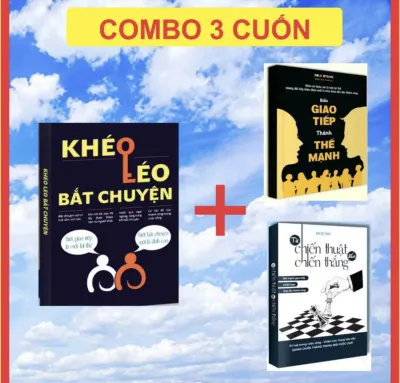 Sách - Combo 3 cuốn: Biến giao tiếp thành thế mạnh + Khéo léo trong giao tiếp + Từ chiến thắng đến chiến thuật