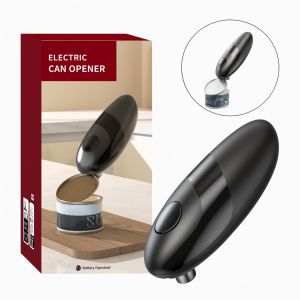 Dual-Power Electric Can Opener Auto Opener for Cans Jars USB & Battery Safe Edge Design Kitchen Gadgets for Elderly Weak Hands