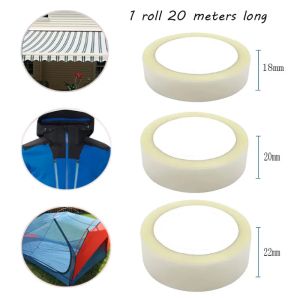 1roll of 20meter Waterproof Seam Sealing Tape Iron On Hot Melt PUCoated Fabric for Clothing Tents 18/20/22mm Outdoor Repair Tool