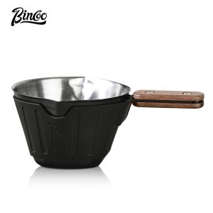 BINCOO Espresso Measuring Cup Coffee Stainless Steel with Scale Espresso Mug Scalable Coffee Extraction Mug Catch Cup Coffee Accessories 90ML