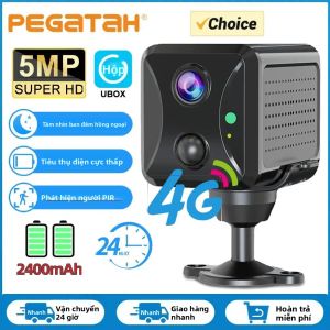 Camera An Ninh Mini WiFi Ubox 5MP HD Hỗ Trợ SIM 4G Tiết Kiệm Năng Lượng Với Pin 2400mAh Phát Hiện Chuyển Động PIR Âm Thanh Hai Chiều Camera IP Giám Sát Trong Nhà