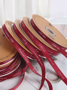 Goddess Day Baking Ribbon Floral Cake Bouquet Gift Box Packaging Colorful Ribbon Satin Ribbon Silk Ribbon Threaded Ribbon