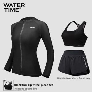 WATERTIME | Conservative Separate Tri-Set Diving Swimsuit Sun Protection